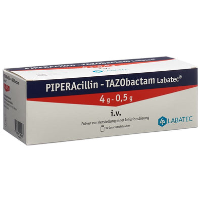 PIPERACILLIN TAZOB. Labatec 4.5 g Durchstf 10 Stk