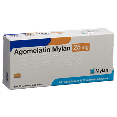 AGOMELATIN Mylan Filmtabl 25 mg 98 Stk