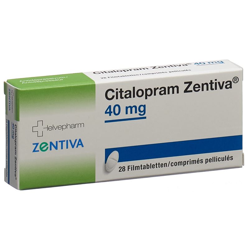 CITALOPRAM Zentiva Filmtabl 40 mg 28 Stk