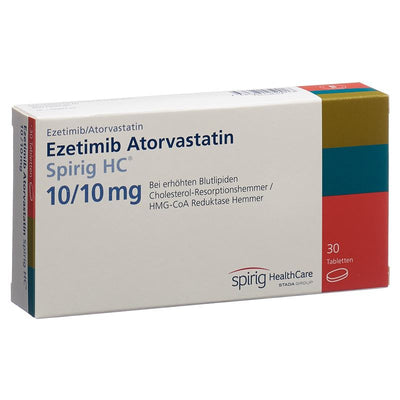 EZETIMIB Atorvast Spirig HC Tabl 10mg/10mg 30 Stk