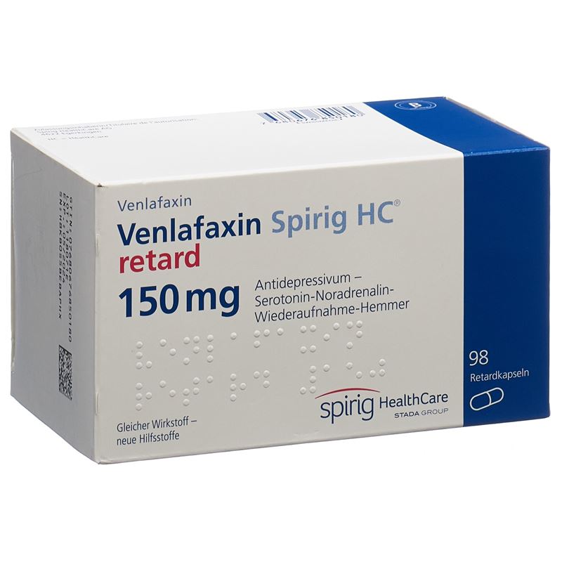 VENLAFAXIN Spirig HC Ret Kaps 150 mg 98 Stk