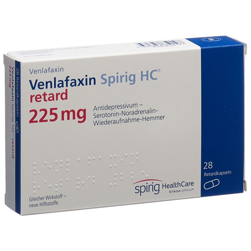 VENLAFAXIN Spirig HC Ret Kaps 225 mg 28 Stk