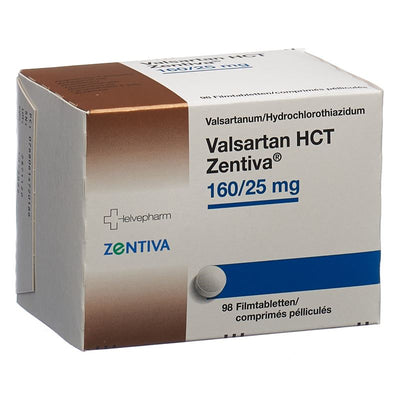 VALSARTAN HCT Zentiva Filmtabl 160/25mg 98 Stk