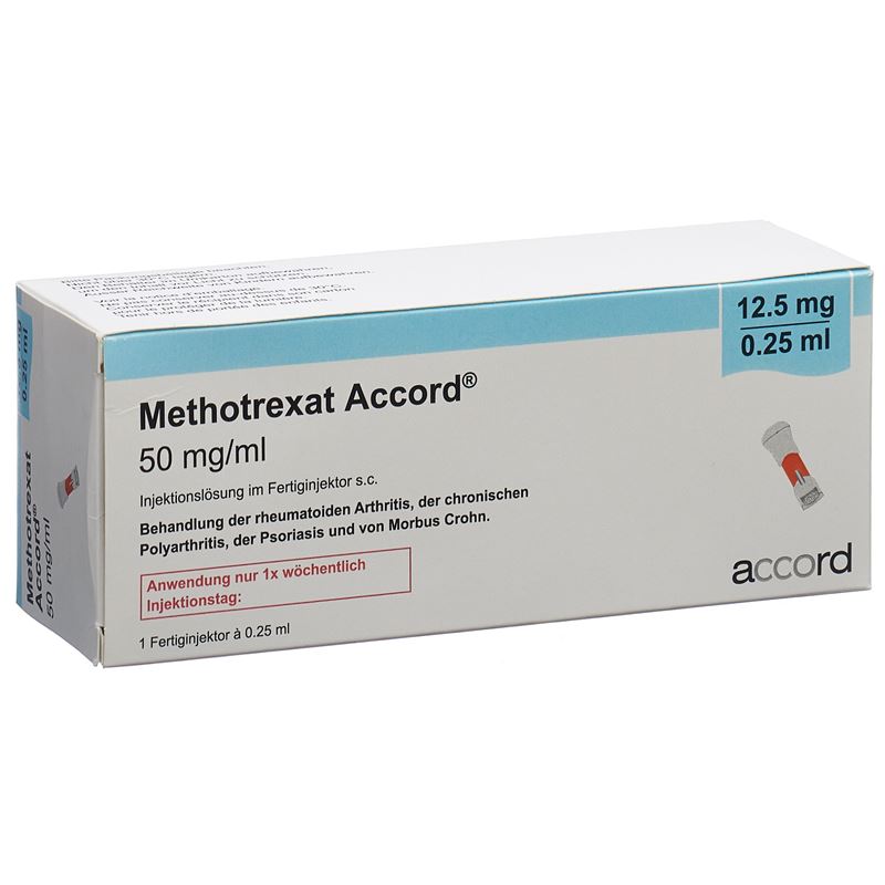 METHOTREXAT Accord 12.5 mg/0.25ml Fertinj 0.25 ml