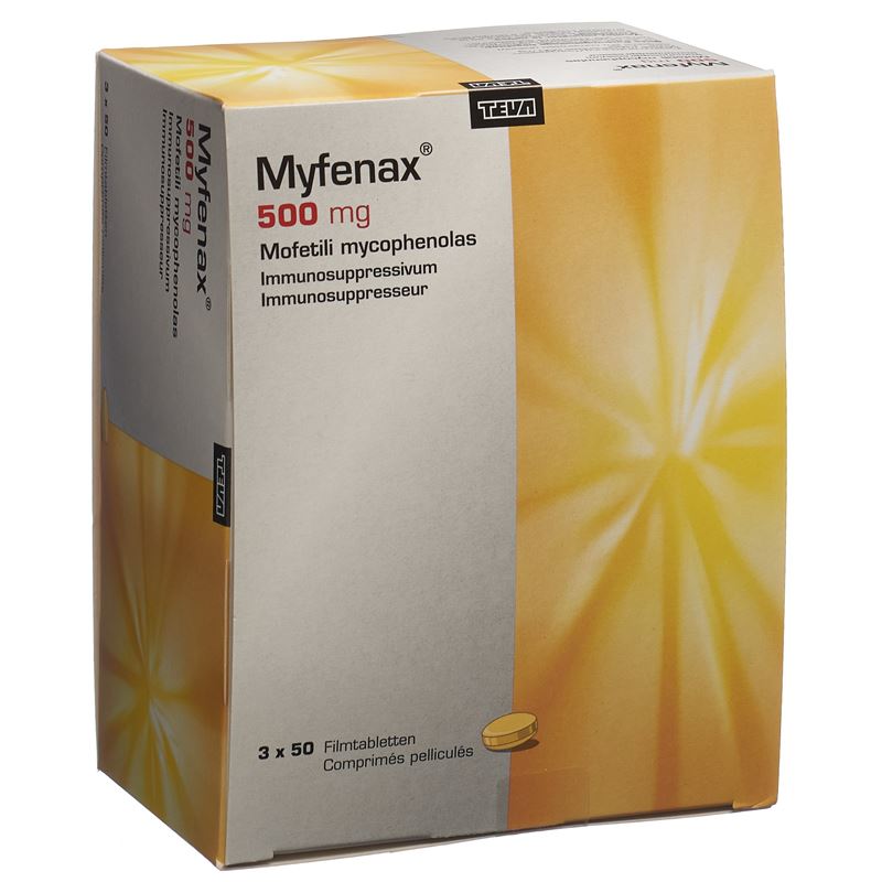 MYFENAX Filmtabl 500 mg 3 x 50 Stk