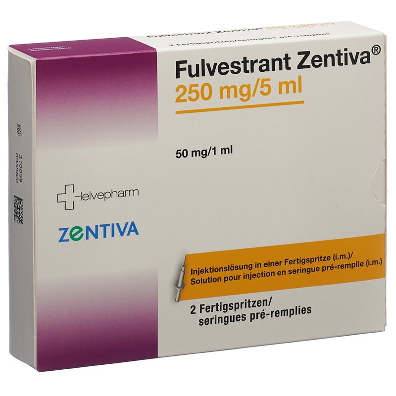 FULVESTRANT Zentiva 250 mg/5ml 2 Fertspr 5 ml