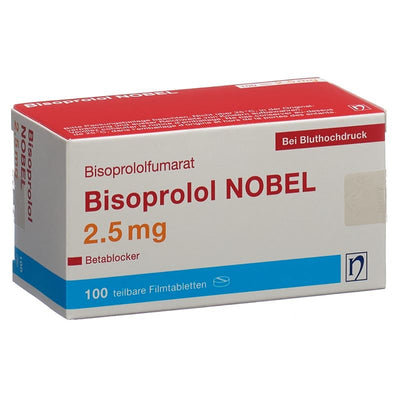 BISOPROLOL NOBEL Filmtabl 2.5 mg 100 Stk