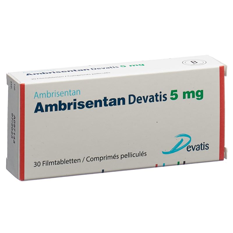 AMBRISENTAN Devatis Filmtabl 5 mg 30 Stk