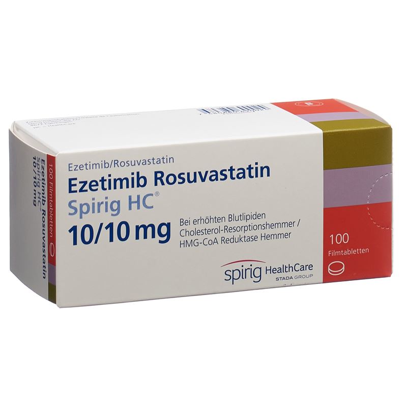 EZETIMIB ROSUV Spirig HC Filmtabl 10/10mg 100 Stk