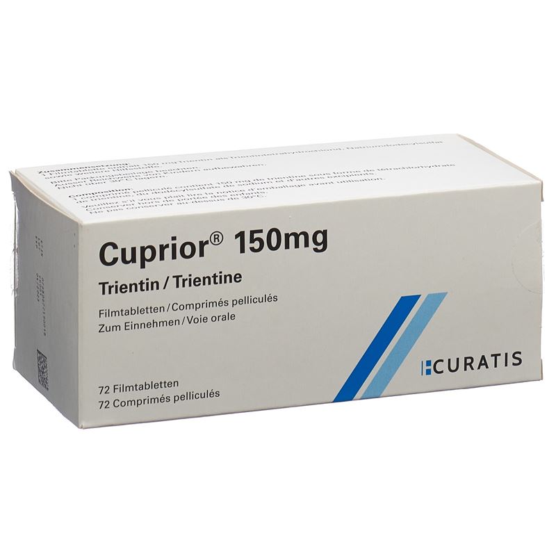 CUPRIOR Filmtabl 150 mg 72 Stk