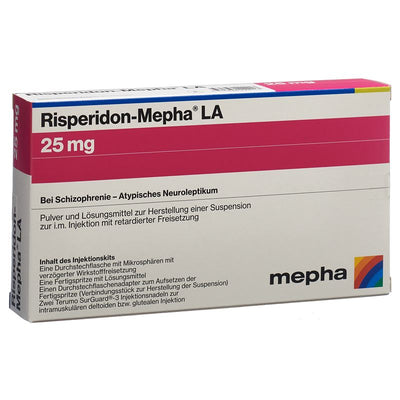 RISPERIDON Mepha LA Trockensub 25 mg c Solv