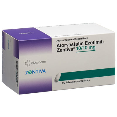 ATORVASTATIN Ezetimib Zentiva Tabl 10/10mg 90 Stk