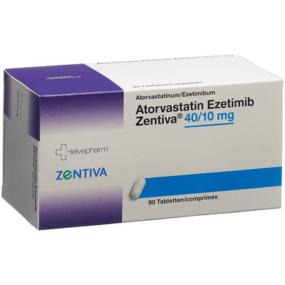 ATORVASTATIN Ezetimib Zentiva Tabl 40/10mg 90 Stk