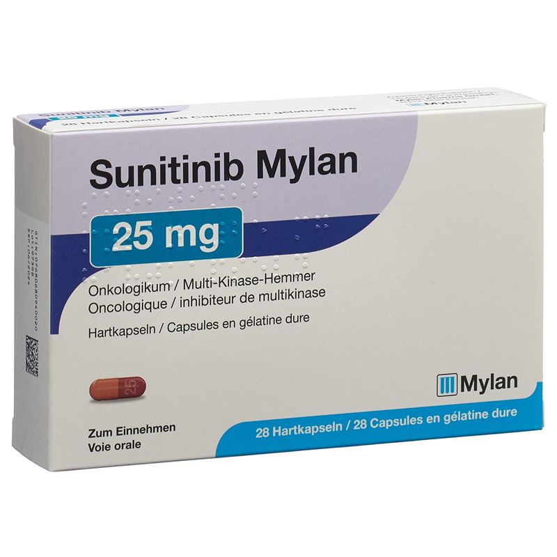 SUNITINIB Mylan Kaps 25 mg 28 Stk