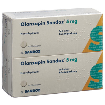 OLANZAPIN Sandoz Filmtabl 5 mg 2 x 49 Stk