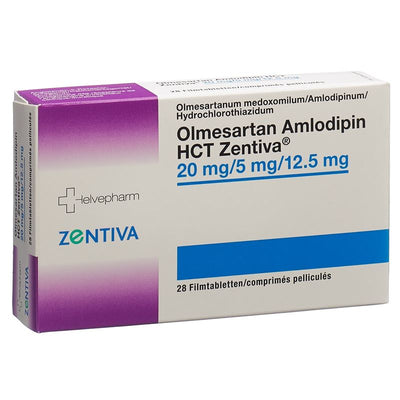 OLMESARTAN AMLODIPIN HCT Zentiva 20/5/12.5 28 Stk