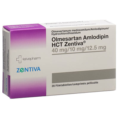 OLMESARTAN AMLODIPIN HCT Zentiva 40/10/12.5 28 Stk