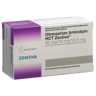 OLMESARTAN AMLODIPIN HCT Zentiva 40/10/12.5 98 Stk