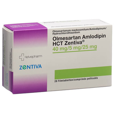 OLMESARTAN AMLODIPIN HCT Zentiva 40/5/25 28 Stk