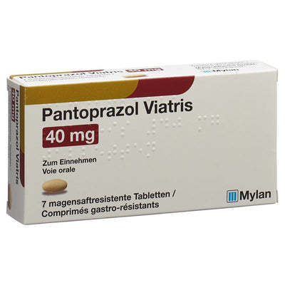 PANTOPRAZOL Viatris Filmtabl 40 mg 7 Stk