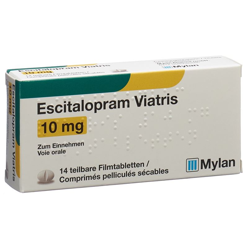 ESCITALOPRAM Viatris Filmtabl 10 mg 14 Stk