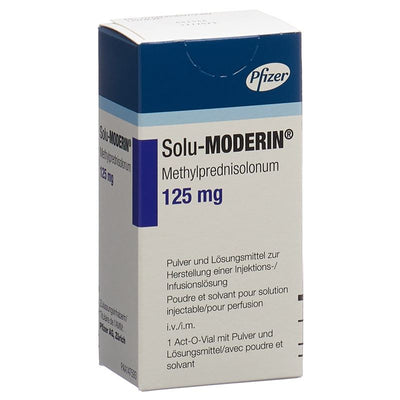 SOLU-MODERIN Trockensub 125 mg c Solv Act O Vial