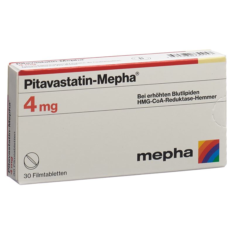 PITAVASTATIN Mepha Filmtabl 4 mg 30 Stk