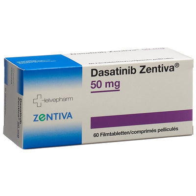 DASATINIB Zentiva Filmtabl 50 mg 60 Stk