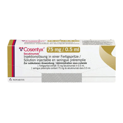 COSENTYX Inj Lös 75 mg/0.5ml Fertspr