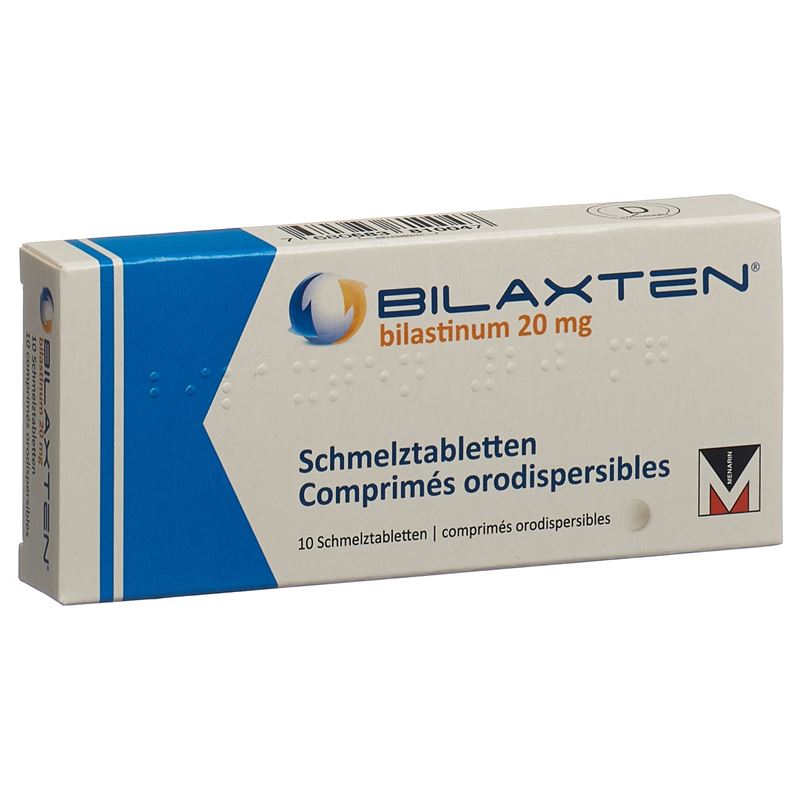 BILAXTEN Schmelztabl 20 mg 10 Stk