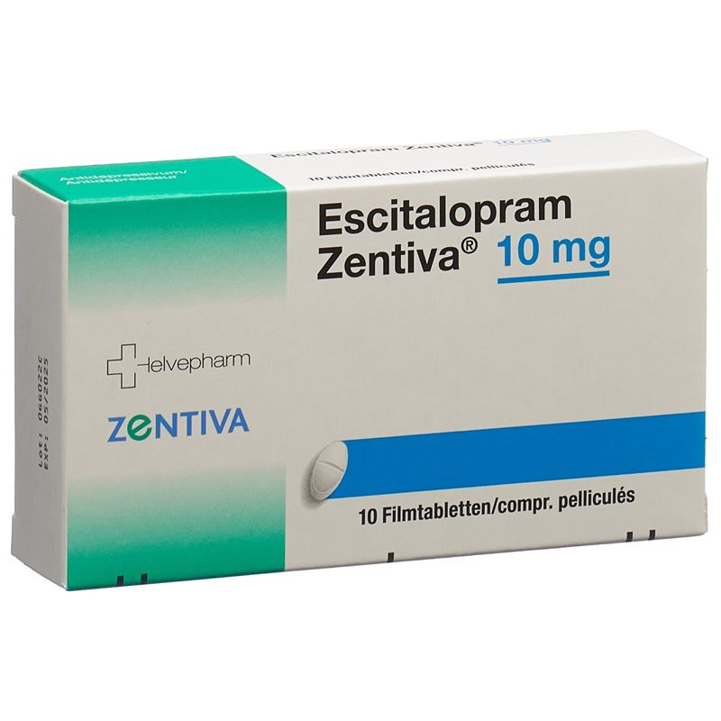 ESCITALOPRAM Zentiva Filmtabl 10 mg 10 Stk