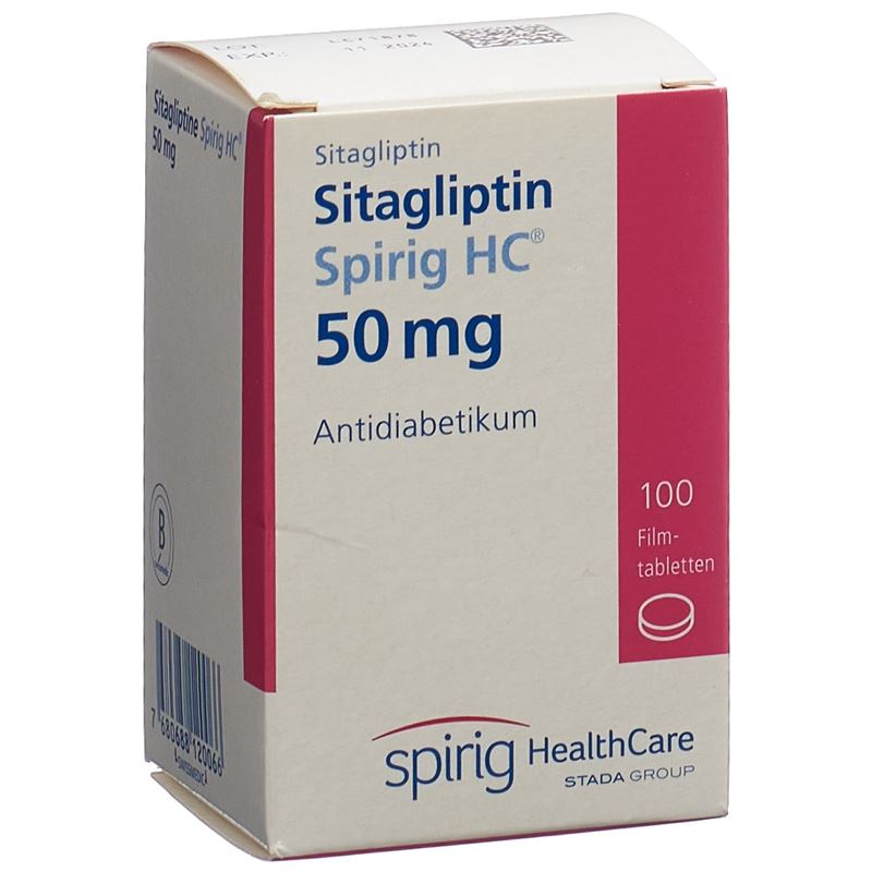 SITAGLIPTIN Spirig HC Filmtabl 50 mg Ds 100 Stk