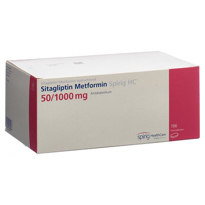 SITAGLIPTIN Metfor Spirig HC 50/1000mg 196 Stk