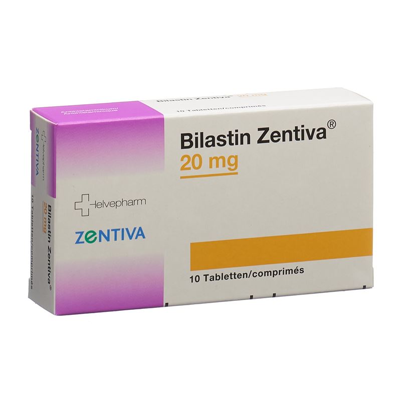 BILASTIN Zentiva Tabl 20 mg Blist 10 Stk