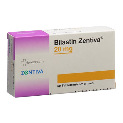 BILASTIN Zentiva Tabl 20 mg Blist 50 Stk