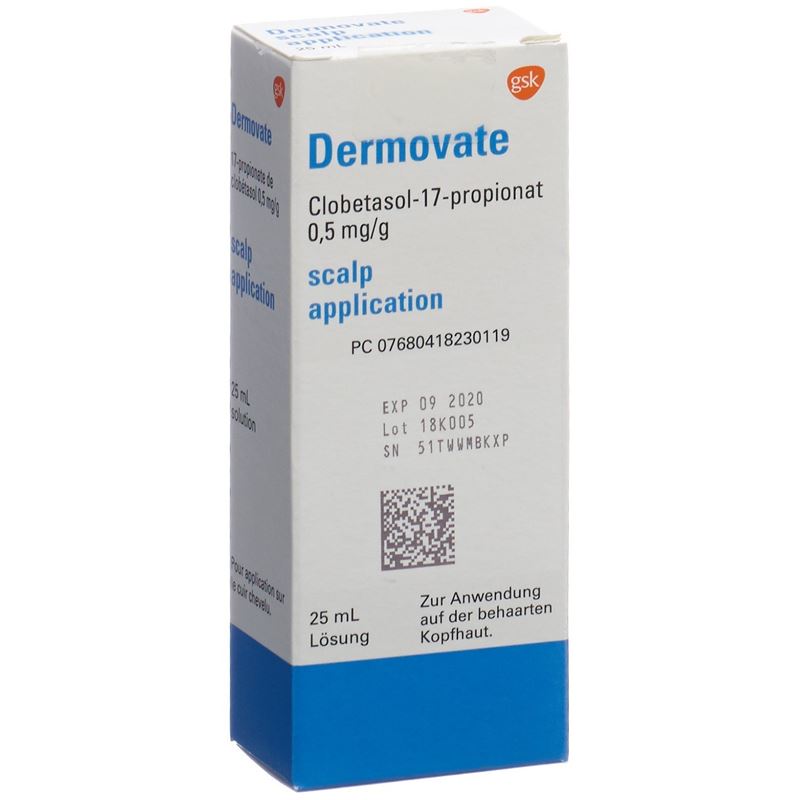 DERMOVATE scalp application Lös Fl 25 ml