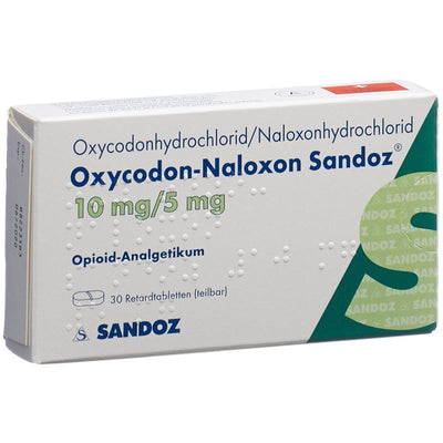 OXYCODON-NALOXON Sandoz 10 mg/5 mg 30 Stk