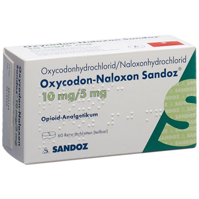 OXYCODON-NALOXON Sandoz 10 mg/5 mg 60 Stk