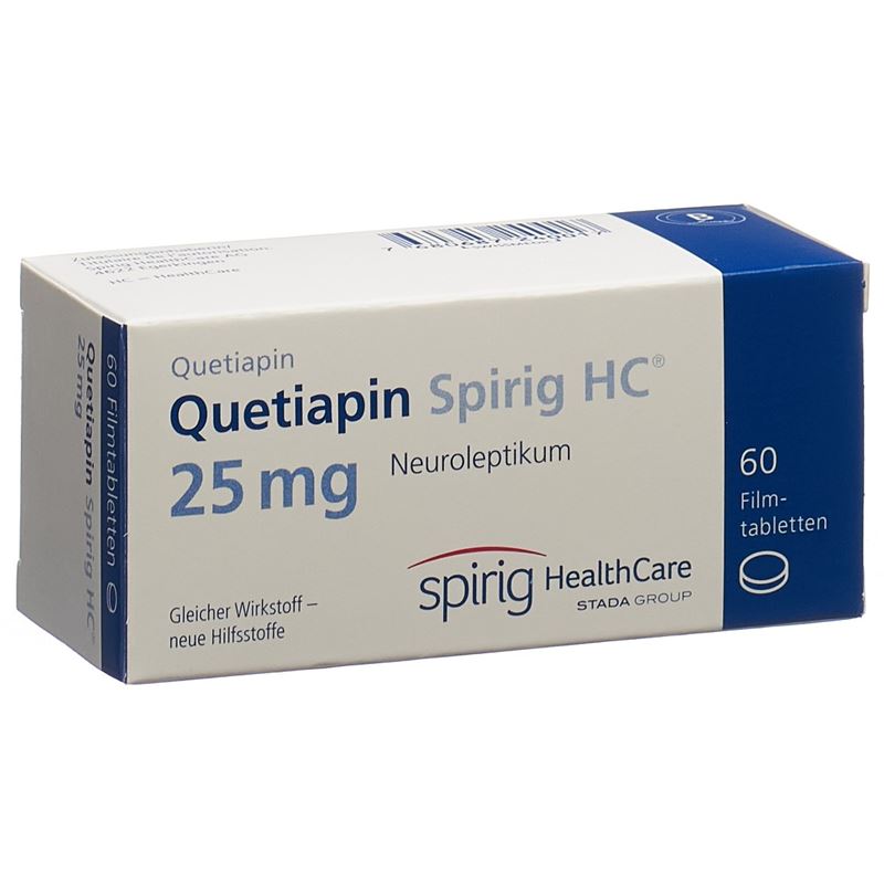 QUETIAPIN Spirig HC Filmtabl 25 mg (neu) 60 Stk