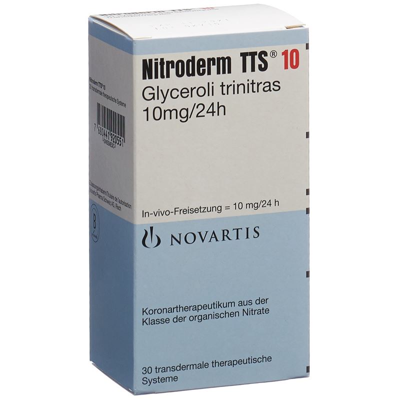 NITRODERM TTS 10 mg/24h 30 Stk